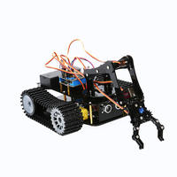 Kit de Coche con Brazo Robótico Programable ACEBOTT ESP32 para Arduino, Conjunto de Coche Robótico Inteligente para Kits de Automatización Educativos de Aprendizaje