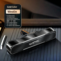 Diffuseur d'air de luxe en alliage pour grille d'aération de voiture, parfum longue durée pour voiture, accessoires désodorisants pour l'intérieur de la voiture