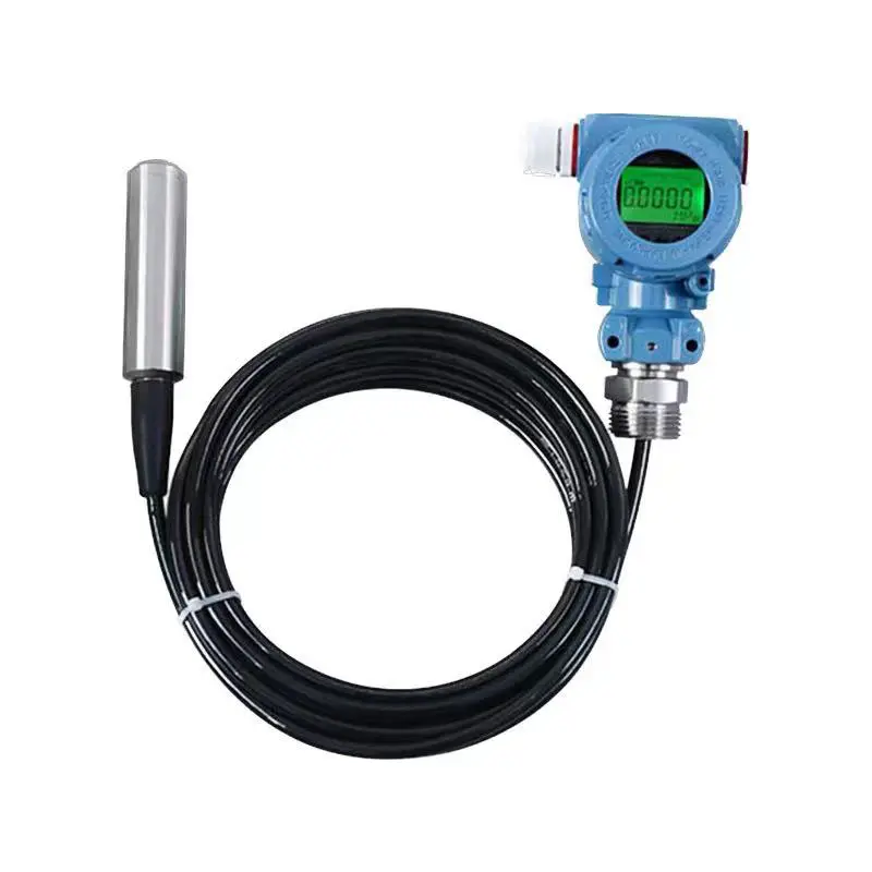 Transmisor de nivel de líquido tipo entrada LED IP65 4-20mA Transmisor de nivel de líquido de combustible de agua Sensor Instrumentos de medición de flotador