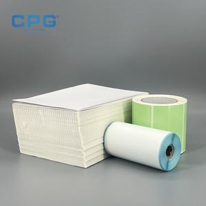 Rollo de Etiquetas Térmicas Adhesivas Fuertes de 3x5 Pulgadas y 4x4 Pulgadas, 120 g/m², para Paquetería, Logística y Clasificación de Envíos - Product Image 1