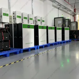 GSL الطاقة تسلا ليثيوم Lifepo4 لوحة طاقة شمسية Powerwall المنزل بطارية 48V 200Ah 100Ah 10Kwh 5Kwh الهجين الشمسية تخزين نظام