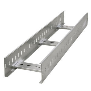 Performance à coût élevé Forte capacité de charge Type d'échelle Chemin de câbles galvanisé pour la gestion des fils électriques avec CE - Product Image 1