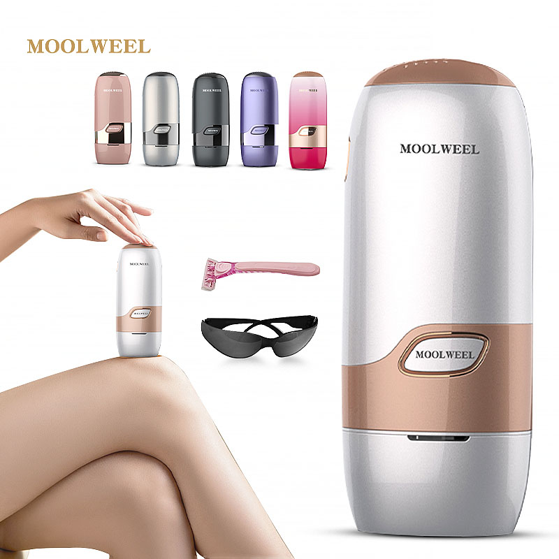 Moolweel T003 36W Portable IPL Machine 2025 Home Use Laser Epilator Painless Light Facial Body Laser Hair Removal Device Ice