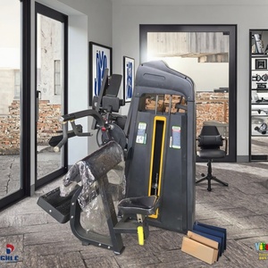 Équipement de fitness professionnel en acier réglable à charges guidées pour la musculation en salle de sport, idéal pour l'entraînement des pectoraux et des jambes - Product Image 4
