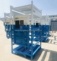 Support de bouteilles offshore pour cylindres d'azote peints de 12 ou 16 pouces, conformes aux normes DNV 2.7-1 et EN 12079