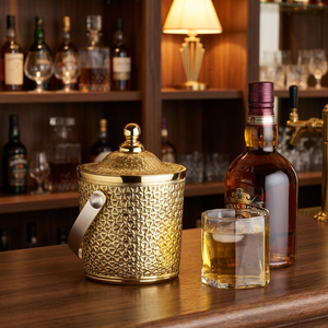 Cubo de Hielo de Lujo Decorado en Latón con Acabado Antideslustre - Accesorios de Bar - Product Image 3