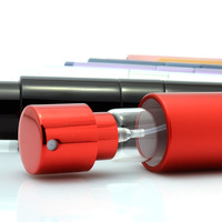 Atomiseur de parfum miniature rechargeable en aluminium de 8 ml, 10 ml, 15 ml, flacon de parfum portable pour voyage, récipient cosmétique