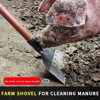 Outil de jardinage polyvalent avec manche en bois étendu Nouveau produit Grattoir agricole pour dégivrer et nettoyer les mauvaises herbes Pelle