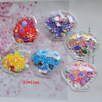 Bandeau d'accessoires de cheveux d'enfants d'arc de paillettes de PVC transparent coloré