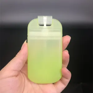 Garrafa spray de perfume portátil 30ml, pronto para enviar novo design verde rosa amarelo