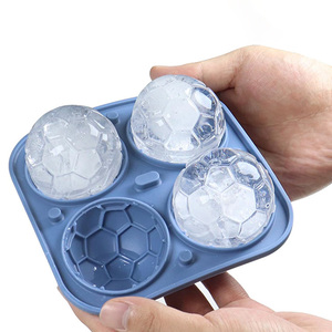 Moule à glaçons en silicone de qualité alimentaire en forme de ballon de basket, vente chaude en ligne - Product Image 4