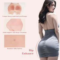 Pantalones de silicona para aumento de glúteos y caderas, bragas de silicona artificial para agrandar los glúteos con entrepierna abierta