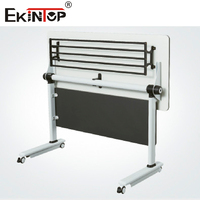 Ekintop chaise de bureau pliante en bois salle de réunion table de conférence pliable école moderne table de formation bureaux