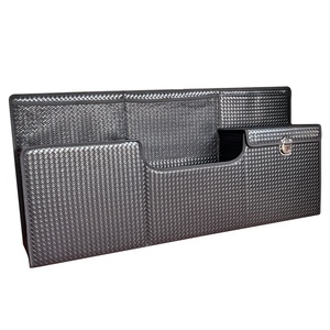 Caja de almacenamiento colgante para <span class=keywords><strong>maletero</strong></span> de coche, bolsa de almacenamiento trasera de coche SUV de cuero moderno, bolsa colgante decorativa para almacenamiento de fila trasera Hy7 - Product Image 5