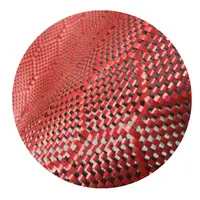 Sechseck Carbon Kevlar Faser Stoff bunt