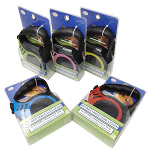 ペット猫犬トレーニング自動戦術リーシュリードテープ3M引き込み式伸縮式トラクションロープ - Product Image 6