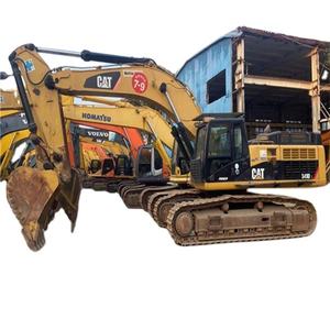 Excavadora usada CAT 345D 349D Excavadora de orugas usada japonesa CAT 345 349 a la venta - Product Image 1