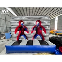Parcours d'obstacles gonflable pour voitures de course en plein air, bâche en PVC commerciale certifiée EN14960, taille et couleur personnalisables, parc pour enfants