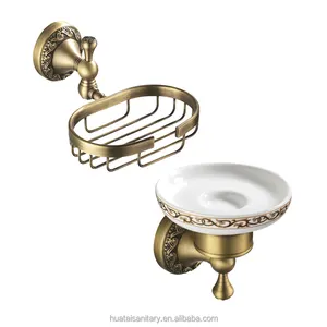 home bathroom accessories fittings antique soap basket brass antique bronze dish holder