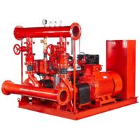 Système de pompe à incendie haute pression en acier inoxydable monté sur châssis, directement du fabricant, avec pompe électrique et pompe jockey pour l'irrigation