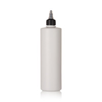 Bouteilles applicatrices cylindriques rondes de grande taille 32 oz pour solvants, huiles, peintures, encres, avec embout applicateur, et bouteilles de 1000 ml pour huile capillaire avec bouchon torsadé
