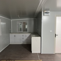 Maisons préfabriquées modernes populaires de 20 et 40 pieds en panneaux sandwich EPS, étanches, amovibles, type appartement conteneur, fabriquées en Chine, disponibles en ligne