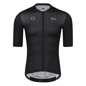 Custom Design Cycling Clothes Manufacturer Bicycle Wear Wholesale Sublimation Cycling Clothing Team Black Anti-UV