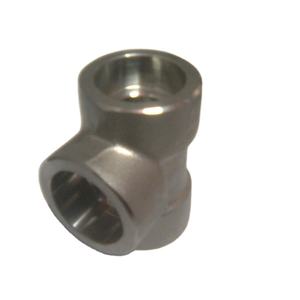 Acier au carbone ASTM A105 ASME B16.11 Classe de pression 6000 <span class=keywords><strong>1</strong></span>/<span class=keywords><strong>2</strong></span>\" NPT Extrémité filetée Égal Té standard ASME B1.20.<span class=keywords><strong>1</strong></span> - Product Image 3