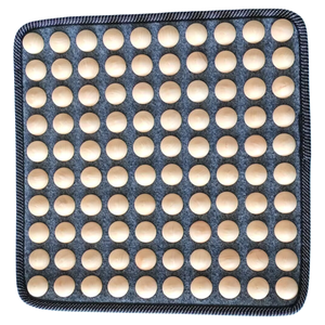 Tapis de <span class=keywords><strong>massage</strong></span> des pieds en bois massif carré, tapis de <span class=keywords><strong>massage</strong></span> des points d'acupuncture, planche de pression des doigts à course ultra-lente pour intérieur, <span class=keywords><strong>massage</strong></span> des pieds des méridiens - Product Image 5