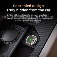 Adaptador Inalámbrico 2 en 1 para Auto con CarPlay y Android Auto, Diseño Oculto USB A/C, Compatible con WiFi y Bluetooth, Certificación CE/FCC, Marca TrolinkTek TAB0S