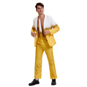 Traje de Cerveza con Degradado Amarillo para Mujer, Disfraz de Lujo para Fiesta de San Patricio Irlandés - Product Image 4