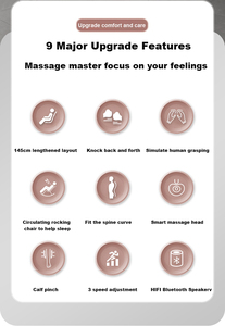 Body SPA <span class=keywords><strong>Mini</strong></span> sofá pantorrilla amasado masaje silla coreano gravedad cero Shiatsu calefacción eléctrica lujo cuerpo completo 3D OEM masajeador - Product Image 4