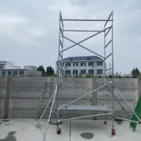 Échafaudage de cadre fiable en acier Q235, haute capacité de charge, pour les besoins de travail sur les chantiers de construction civile