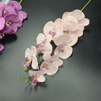 Offre Spéciale – Fleurs Artificielles en Soie, Orchidées à 9 Têtes, Orchidées en Tissu Phalaenopsis pour Décoration Maison et Mariage