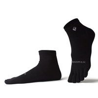 Chaussettes de sport à 5 orteils de compression à séchage rapide Coolmax de haute qualité Chaussettes athlétiques personnalisées pour la course à pied