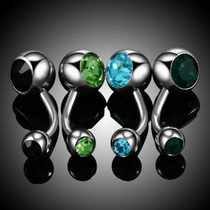 แหวนเจาะสะดือแบบมีกระดุม14กรัมทำจากสแตนเลสสำหรับผู้หญิงเครื่องประดับสำหรับร่างกาย - Product Image 6