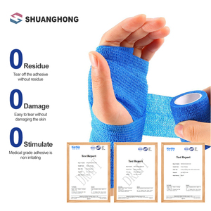 Bandages <span class=keywords><strong>auto</strong></span>-adhésifs personnalisés avec logo, bandages cohésifs, bandages pour chaussettes, bandages élastiques de sport, bandages de couleur unie - Product Image 4