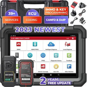 Lanzamiento universal immo Plus Elite obd2, sistema completo, máquina de fabricación de llaves electrónicas, escáner de programas de software de segundos de coches