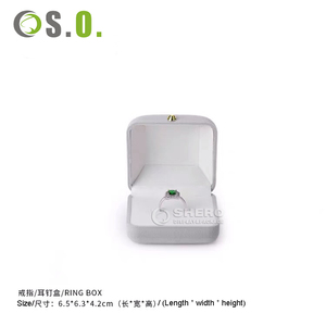 Elegant Rounded Corner Velvet Ring Box Multi Color Custom Logo Luxury Proposal Gift for High End Jewelry Brands Factory Direct - Product Image 4