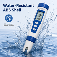 pH-mètre numérique professionnel de haute précision de type stylo pour le test de la qualité de l'eau avec écran LCD rétroéclairé ATC, détecteur de laboratoire