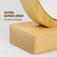 Xingyan Nouveau cadre photo de table DIY en bambou écologique, formes géométriques, pour parents et enfants