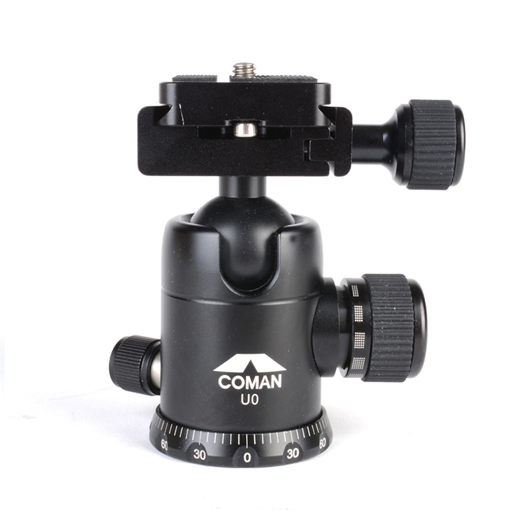 Профессиональная универсальная шаровая Головка Coman, черная шаровая Головка U0 высокого качества
