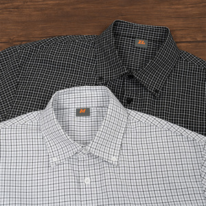 <span class=keywords><strong>Camicia</strong></span> Estiva da Uomo a <span class=keywords><strong>Quadri</strong></span> con Orlo Sfrangiato, <span class=keywords><strong>Maniche</strong></span> <span class=keywords><strong>Corte</strong></span>, Stile Casual e Trendy - Product Image 2