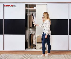 Blanc Élégant <span class=keywords><strong>Australie</strong></span> Moderne Antique Armoire En Bois Placard Conceptions De Chambre À Coucher - Product Image 1