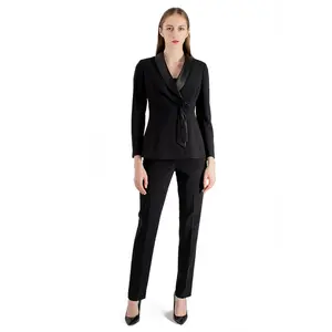 <span class=keywords><strong>2020</strong></span> diseño de moda listo <span class=keywords><strong>para</strong></span> enviar 2 piezas cinturón mujeres negocios Formal Blazer <span class=keywords><strong>trajes</strong></span> - Product Image 1
