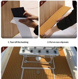 Alfombrilla Antideslizante de Plástico Eva para Suministros Marinos, Simulando Pisos de Madera de Caoba - Product Image 6