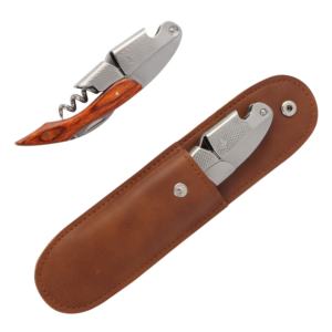 프로모션 다기능 프로모션 다기능 스테인레스 스틸 금속 코르크 휴대용 와인 병따개 사용자 정의 로고 코르크 scree - Product Image 5