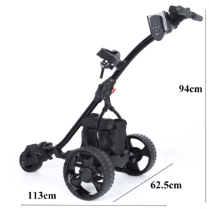 3 bánh xe điện Golf giỏ hàng mạnh mẽ tuổi thọ pin dài cấu trúc gấp đôi động cơ dễ dàng mang theo thép lưu trữ tải 80kg - Product Image 6