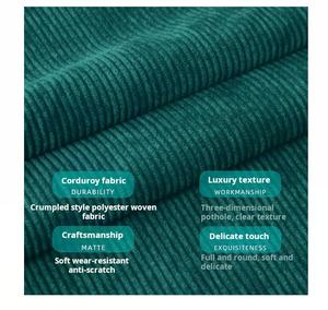 ספה דחוסה קורדרוי סלון פשוט סלון סלון פשוט עצלן ספה מתקפלת ספה ומטרה-מטרה כפולה - Product Image 6