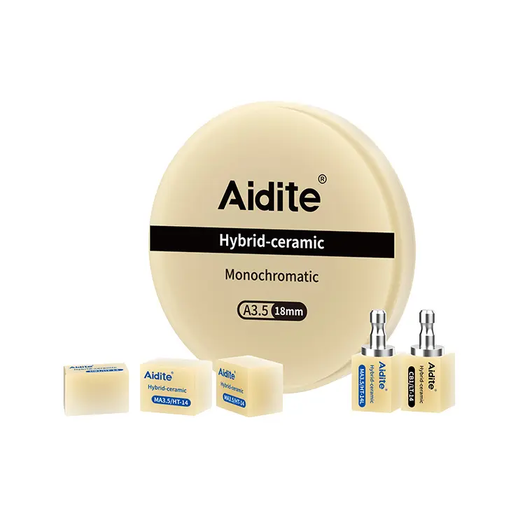 AIDITE Multi-Layer Color Hybrid Ceramic Block Hybrid CAD/CAM Restorative Materials